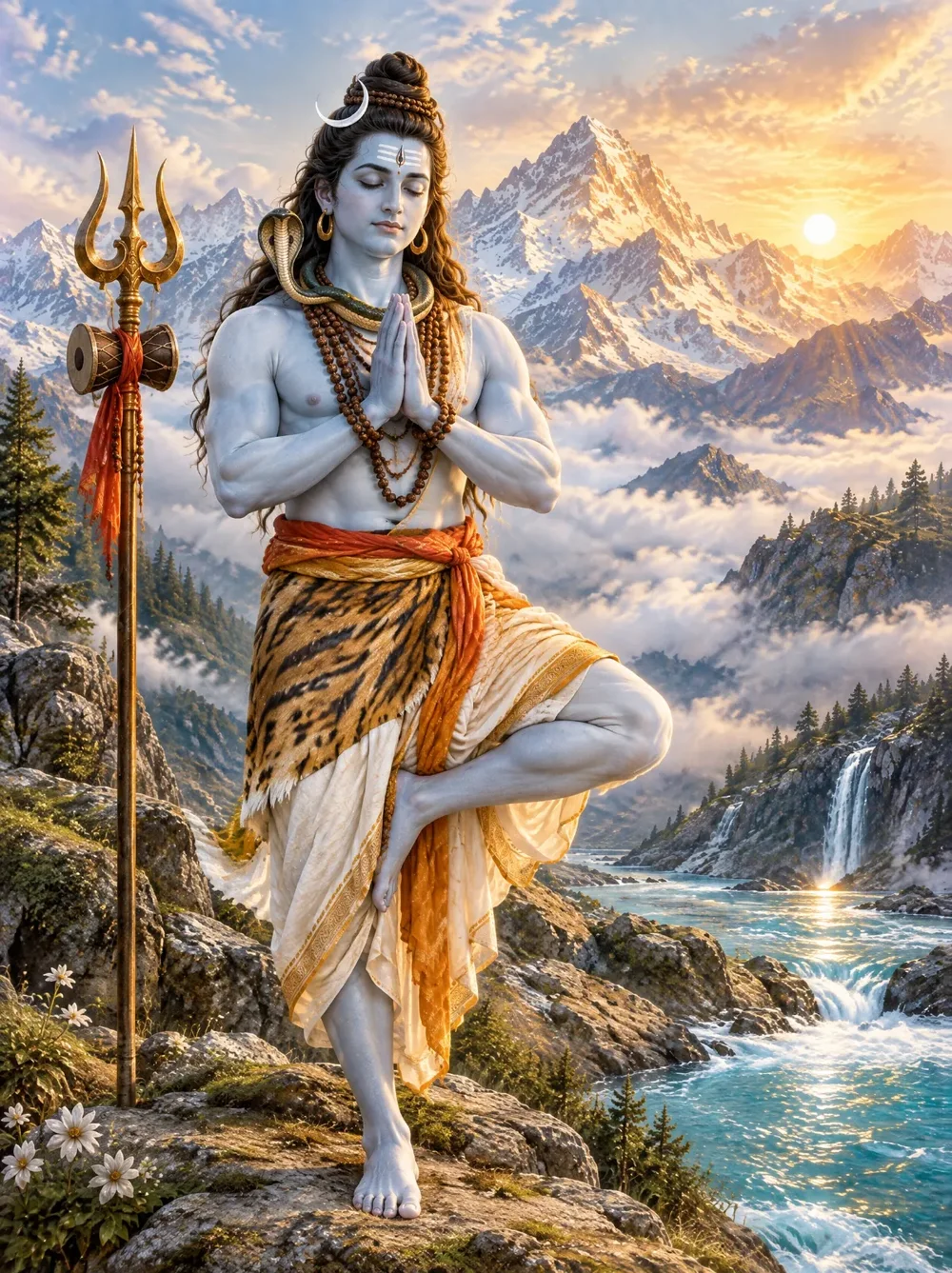 Shiva in yogic stillness