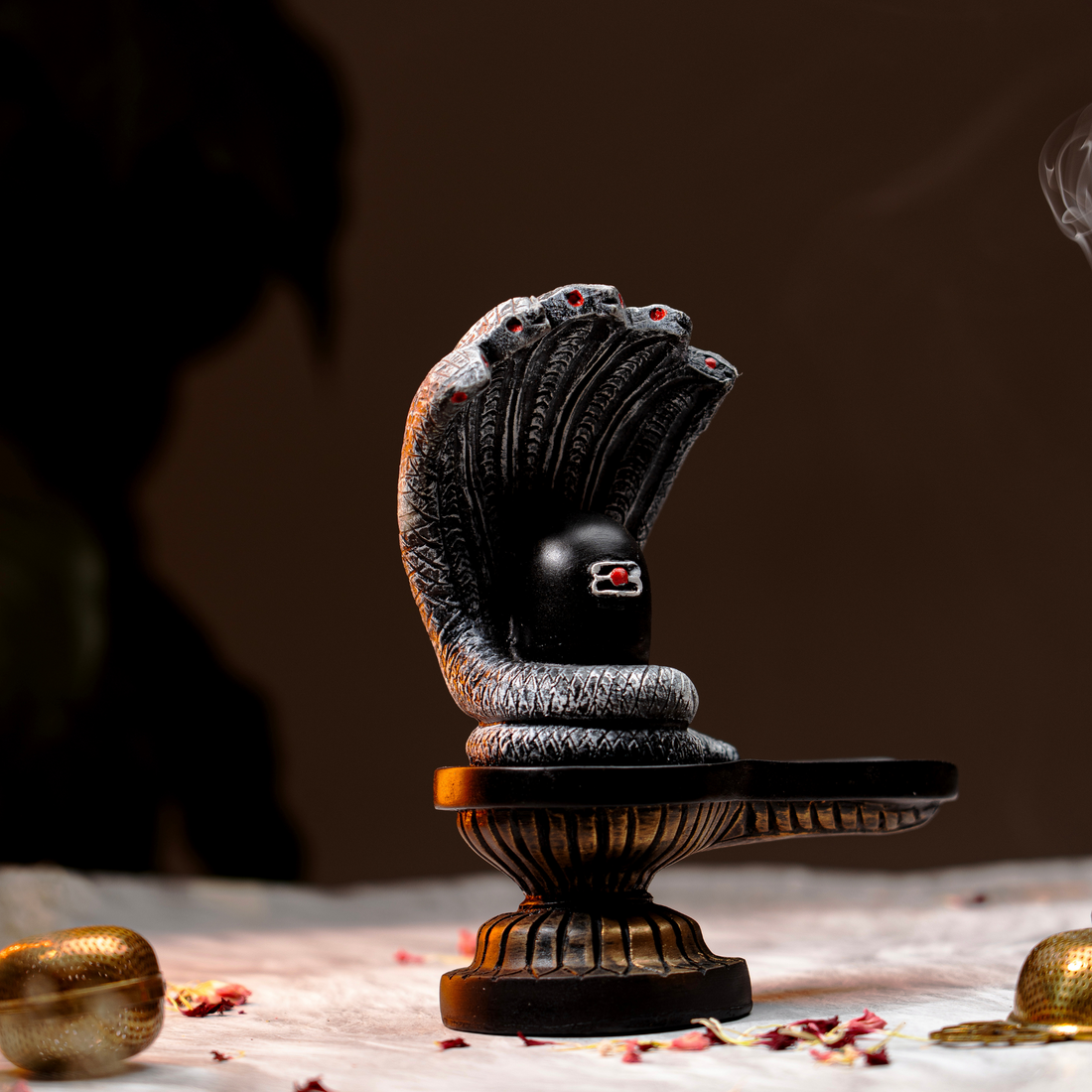 Snake Shivling (7.5 Inches)