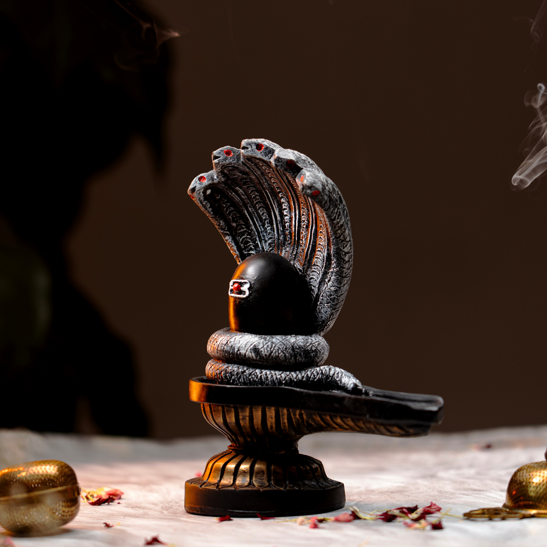 Snake Shivling (7.5 Inches)